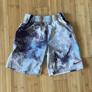 Nike Kids' Blue and Black Athletic Shorts